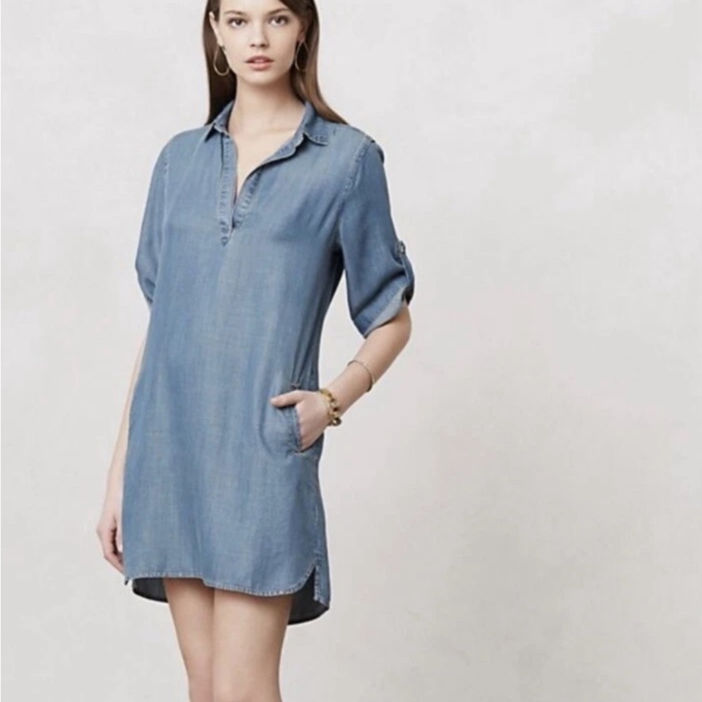 Cloth & Stone Light Blue Chambray Shirt